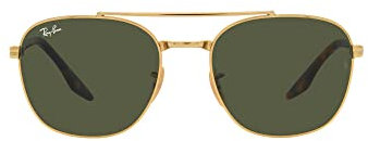 Ray-Ban Unisex 0rb3688 Brille, Gold/Grün