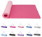 Good Nite Yoga Mat Gymnastics Pilates Exercise Mat for Women Non-Slip Thick 6mm with Carry Strap Tpe 183 x 61 x 0.6cm Rosa/Pflaume