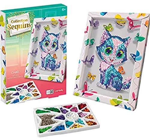 Collection Sequins Lansay - Paillettenkunst Katze