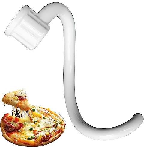 Gancio per impasto rivestito a spirale per miscelatore Kitchenaid Stand Bowl-Lift, ganci per pasta in metallo adatti ai modelli KV25G0X, KV25G8X, KV25H0X, KP26M1X, KP26M8X, KL26M8X