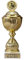 Deitert Pokal 12er Serie in Gold mit Deckel - 33 cm Trophäe mit Wunschtext graviert und Sportemblem nach freier Auswahl - Sportpokal mit Marmorsockel für Ihre Siegerehrung 59220