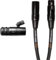 Audio-Technica AT2040 Micrófono Dinámico Hipercardioide para Podcast & Cable de micrófono balanceado de la Serie Black de Roland de 1,5 m de Longitud - RMC-B5