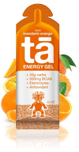 TA ENERGY - Gel Energétique - Mandarin Orange x12 - Energie - Sodium - BCAA - Antioxydants - Idéal pendant les activités sportives 133Kcal
