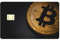 Bitcoin Kreditkarten Aufkleber, EC Karten Cover, Crypto Skin für Kreditkarten, Small Chip (Deutsch)