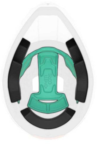LAZER Cage KinetiCore Polster, Green/Black, L