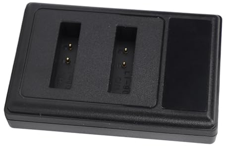 Kamera Akku Ladegerät für LI 90B, 5 V 2 A Dual USB Akku Ladegerät Ersatz, Typ C Schnelllade LED Dual Ladegerät Unterstützt Batteriestandsanzeige