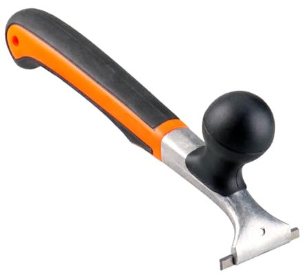 Holdly Ergonomischer Premium-Hartmetallschaber, 6,4 cm, Schaber-Werkzeug zum Entfernen von Lack, Farbe, Kleber, Harz, Trockenglasur, Flecken, Spachtel, Kratzer