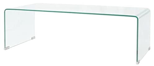 Générique Table Basse 98x45x30 cm Verre trempé Transparent,Tables basses-244189