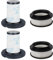 Filter für Rowenta X-Force Flex 11.60 12.60 14.60 15.60 Animal RH98xx RH99xx Staubsauger, 2 Pre-Motor Filter + 2 Post Motor Filter,Ersatz Filter für ZR009007,ZR009008