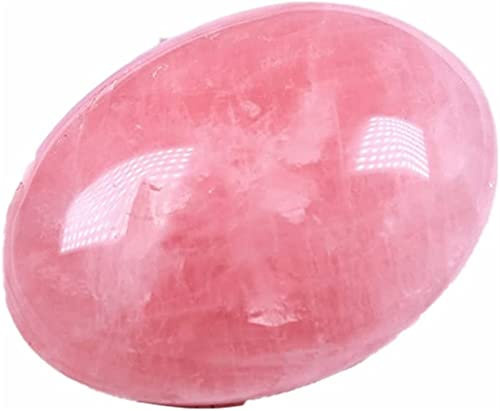 DLZHZDIH Mineraliensteine, 1 Stück, natürlicher Rosenquarz, große Körnung, rosa Stein, Heilstange for Studiendekoration, DIY-Geschenk, Kristallsteine, Dekoration ZOUCUNXIYIN(40-70g)