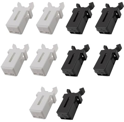10 PCS Bin Lid Clasps Compatible with Brabantia Waste Bins Catch Replacement Striker Bin Catch Set 3 Liters - 50 Liters,Touch Top Lid Bin Latch Lock Flexible Bin Lid Lock Catch Touch Bin Lid Catch