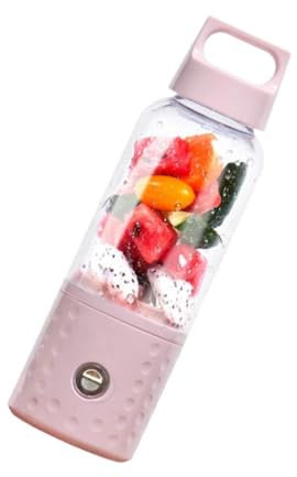 Garneck Extractor De Jugos Pequeño Exprimidor De Vaso Portátil Exprimidor De Jugos Eléctrico Usb