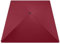 4 Stecche Telo di Ricambio per Ombrellone Impermeabile Copertura da Terrazzo Rivestimento in Tessuto Anti-Ultravioletto Rechange Baldacchino(Wine red,3x3.0m(9.84 x 9.84 ft))