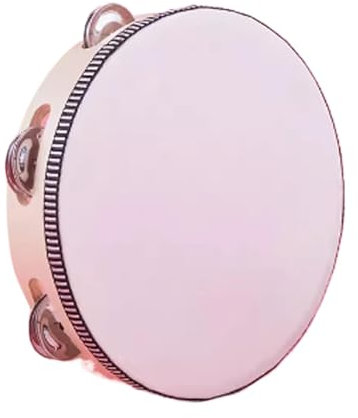 Trommelinstrument für Amburine für Musikgenuss | 8-Zoll-Tamburin-Trommel, ideal für Rhythmusübungen, Musikunterricht und kreative Klangspiele