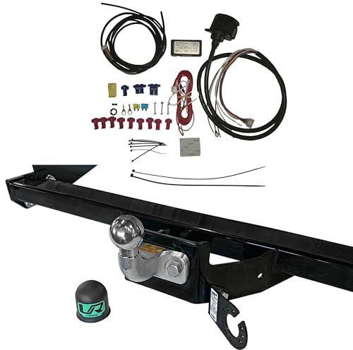 UmbraRimorchi Fixed Flange Towbar + 7P Universal Wiring Compatible with Land Rover DEFENDER 1998-08/2020