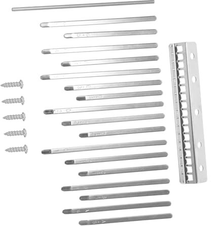 TOYANDONA Kalimba Tasten Ersatz Metallzungen Diy Zubehör Für Anfänger Kleines Daumenklavier Robuste Stahltasten Mit Klaren Tonlagen Für Entspannendes Musizieren Und Lernspaß