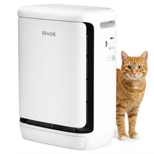 LEVOIT Vital Pet Pro Luftreiniger für Haushalte mit Haustieren, entfernt Gerüche, Allergene & Schuppen, fängt Tierhaare ein, Auto-Clean-Technologie, HEPA- & Aktivkohlefilter, PM2,5- & VOC-Sensoren