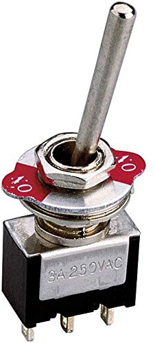 TRU Components LB-601-2 Kippschalter 250 V/AC 3A 1 x Ein/Ein rastend 1St.