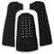 Alomejor Surfboard Traction Pad Anti-Rutsch-Traktionspad Tailpad Deck Grip Surfboard Traktionspads(Schwatz)
