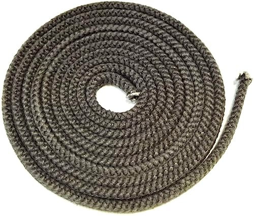 Kamindichtung 2m, ø 10x6mm Flachdichtung Dichtband NICHT selbstklebend für Türdichtung. Passend für verschiedene Justus Kamin Modelle