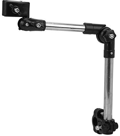 Jenngaoo Universal Fahrradhalterung Halterung, Faltbarer Fahrradschirm Rahmenständer Regenschirm Klemmgriff für Kinderwagen Rollstuhl Roller Golf Cart