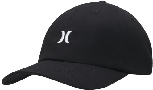 Hurley Herren W Mom Iconic Hat Caps, Reines Platinium/Schwarz, Einheitsgröße