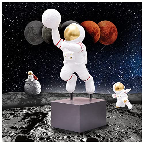 Astronauten-Statuen-Dekor (Shoot The Basketball)