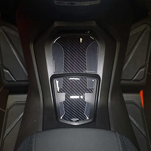 labelbike - 3D Harz Aufkleber Dekorationen und Schutz für Motorrad-Trittbrett und -Tür kompatibel mit Honda Forza 350 2022-2023