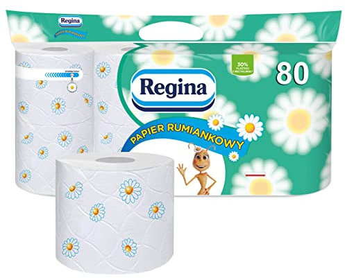 Regina Delicate Durable Chamomile Toilet Paper (80 Rolls)