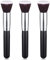 3 Stück Kabuki-Pinsel mit flacher Oberseite, für Puder, Rouge, Foundation, Make-up, Pinsel zum Verblenden, Auftragen für Concealer, Puder, Creme und flüssiges Make-up