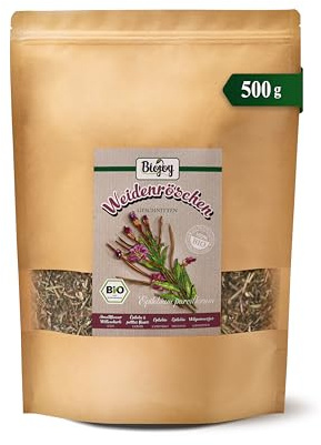 Biojoy BIO Weidenröschen, kleinblütig, getrocknet, Weidenröschen Tee, 500 g | Weidenröschenkraut, Kräutertee lose, geschnitten, Epilobium parviflorum L.