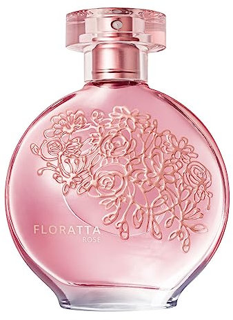 O Boticário Floratta Rose Eau de Toilette EDT, Colonia Perfume Para Mujer | Fragancia Floral Mandarina y Casis 75 ml