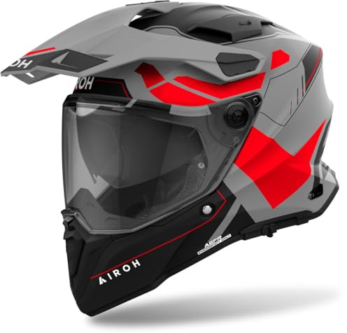 AIROH COMMANDER 2 REVEAL RED FLUO MATT L