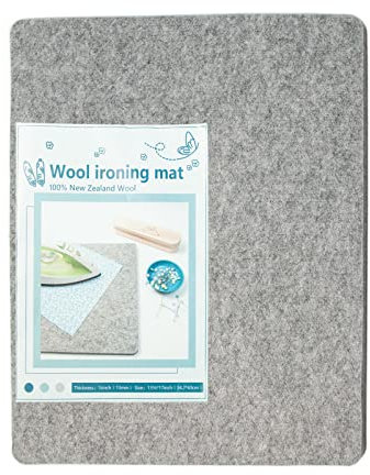 Wollpressmatte Woll-Bügelmatte Quiltzubehör Nähzubehör Bügelbrettbezug zum Quilten Nähprojekte gefilztes Bügelbrett Wolle Pressmatte Tragbare Wolle Bügelmatte Nähen