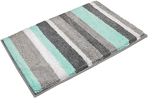 YRTHFJTJ Shower Mat,Bathroom Rugs Non Slip Washable Fluffy Thickened Bathroom Carpet Soft Super Absorbent Bath Mats For Underfloor Heating Shower Bathtub Door-40 * 60cm(50 * 80cm)