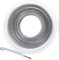 VÉZAAR Fil de débroussailleuse en nylon avec acier et métal carré 2,4 mm x 30 m