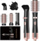 Atopskins Air Styler 5 In 1 Hair Styler set 1000w Föhnbürste Rotierend Warmluftbürste Rundbürstenföhn, Multistyler Haarstyling Geräte Für Glätten, Trocknen, Volumen, Locken