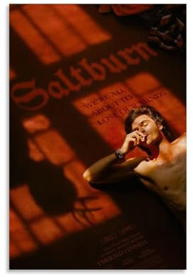 XJUMNI SaltburnClassic Filmposter, Horror-Serie, romantische Liebe, Poster, Dekoration, Wandkunst, Leinwand, klassisches Poster, ästhetische Dekoration, 40 x 60 cm, ungerahmt, 42