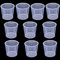 10 Piezas Vaso Medidor,30 ml Plástico Graduadas Vaso de Plástico,Vaso Mezclador de Plástico,Mini tazas transparentes,para Cocina Cocina Pintura Hecho a Mano