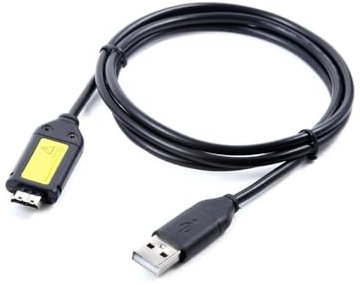 iTechCover Câble USB de charge/câble d'alimentation compatible avec appareil photo numérique Samsung ES65 (1,5 m)