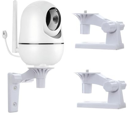 Verstellbare Babyphone-Halterung, kompatibel mit HelloBaby HB65/HB6550/HB6558/HB66/HB248, Anmeate SM935E/SM650/iFamily 43E, Kidsneed SM935, 2 Stück Babykamera-Wandhalterung, Deckenhalterung, einfach