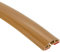 3M x 30mm Wire Cover, Floor Cable Cover Cable Protector, Self-adhesive, Floor Cord Channel Trunking for Office, Home, Factories, Garages Indoor Outdoor Brown Wood Grain Cavity 10mm