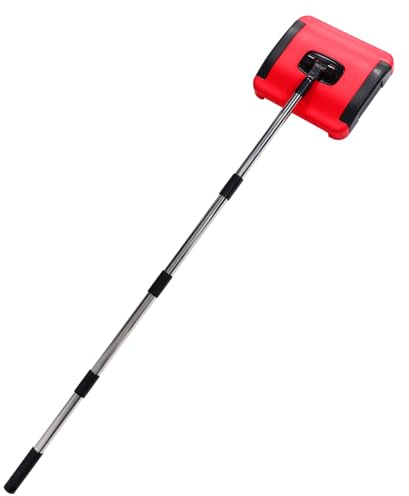 SOLUSTRE Teppichkehrer Mit Handschub Akku-kehrmaschine Für Zuhause Papierrestereiniger Effizienter Staubmopp Zur Tierhaarentfernung Besen Zur Oberflächenreinigung Handkehrmaschine Ohne Stro