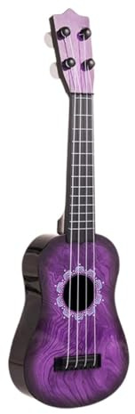 Jsnwernb Ukulele, Spielzeug, Kinder, 4 Saiten, kleines Musikinstrument, Lern-Ukulele, für Zuhause, Schule, Reisen und Partys