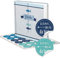 Logbuch-Verlag Gästebuch Fische blau weiß mit Sticker Schön, dass du da bist Deko Kommunion Taufe Konfirmation
