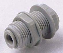 DMFit Bulkhead Connector – 1/4 Push Fit (ABU0404)