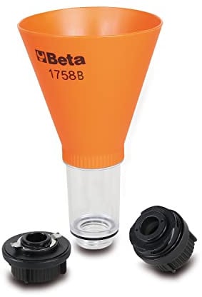 Beta 1758B - Trichter mit rückschlagventil mit schnellkupplungen
