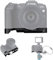 JJC Metal Hand Grip for Canon EOS R8 EOS RP Camera, Arca-Type Quick Release Plate, Replaces Canon EG-E1 Handle,Black
