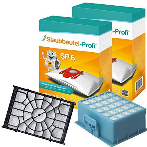 Staubsaugerbeutel geeig. für Bosch Serie 6 BGL6LHYG, BGB6MPOW, BGB6PET2, BGB6SIL1, BGB6X300, BGB6X330, BGL6HYG2, BGL6POW1, BGL6POW2, BGL6SIL2, BGL6TSIL (20 Beutel+ Hepa+Motorfilter)