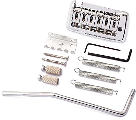 Alnicov Ponte tremolo per chitarra elettrica per impieghi gravosi con barra Whammy per la sostituzione della chitarra Stratocaster a 6 corde